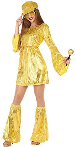 ATOSA costume disco golden XXL