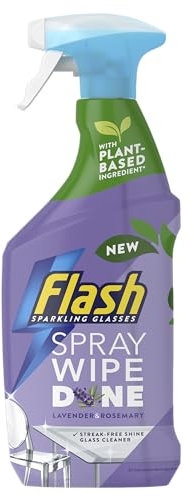 Flash Spray Wipe Done Glass Cleaning Spray 800ml