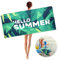Horuili Strandhandtuch Großes, Strandtuch 70 * 150cm, Mikrofaser Handtuch, Schnell trocknendes Strandhandtuch, Badetücher, für Männer, Frauen, Strand, Pool, Strandkörbe
