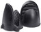 Oven Mitts，Mini Oven Gloves Silicone Heat Resistant Cooking Pinch Mitts Potholder for Air Fryer Kitchen Cooking & Baking (Black)