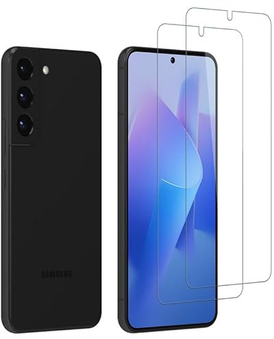 【2 Stück】 für Displayschutz Samsung Galaxy S22 5G Panzerglas, Bruchsicher Frei von Kratzern Folie Samsung S22 Schutzfolie, Blasenfrei Sensitive Touch Schutzglas Samsung Galaxy S22 5G Screen Protector