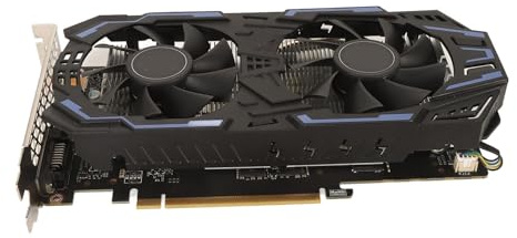 Pongnas Gaming-Grafikkarte, 6-poliger Stromanschluss 1060 GDDR5 192-Bit-Grafikkarte PCI Express X16 3.0 für PC (1060 3 GB)