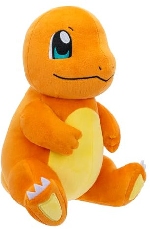 Bandai Pokémon – Plüschtier Glumanda (Charmander) – Plüschtier 20 cm sehr weich – Geschenkidee Plüsch Pokemon für Kinder und Erwachsene – Spielzeug für Kinder ab 2 Jahren – Offizielles Lizenzprodukt –