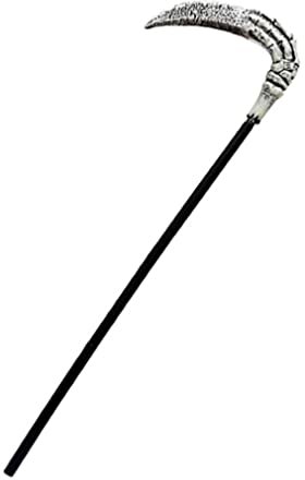 Dbvnnsy 1PC Halloween Costumes Devil Scythe, Fork Tricky Toy Grim Reaper Costume, Halloween Props Detachable Party Halloween Toys Cosplay Accessory For Kids And Adults(Sickle)