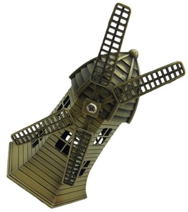 Yardenfun Windmühlenmodell Aus Metall Dekorativ – Für Büro Und Mädchenzimmer