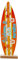 Surfbrett-Dekoration, tropische Bartisch-Mittelstücke, multifunktionales Surfbrett-Strandschild, Sommer-Holzschild, Surfbrett-Dekoration für Wand, , Wanddekoration, Urlaubsdekoration