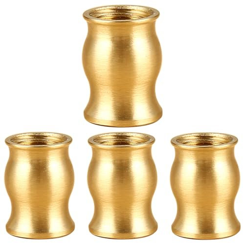 Rehausseurs de meubles en laiton – Pieds de rechange en métal pour table basse et projets de maison (pieds de meubles)