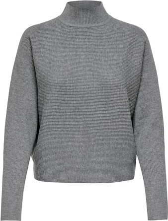 JDY Damen Jdyprime Life L/S Hn Batsleeve Pull. KNT Jdyprime Life L/S Hn Batsleeve Pull. KNT (1er Pack) | Knitted Pullover