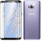 Verre Trempé pour Samsung Galaxy S8 Plus Plein écran, Affaire Classée Protection écran, Bord à Bord, sans Bulle, Anti-Scratch, 2 Pièces Protection écran + 2 Pièces Caméra Protection écran