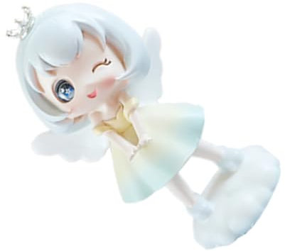 OFFSCH 1stück Niedliche Resin Statue Für Auto Und Tisch Dekorative Mädchenfigur Für Kinderzimmer Büro Und Hochwertiges Resin Leicht Und