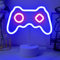 JEMESI Insegna al neon per stanza dei videogiochi, con base, alimentata a USB/a batteria, decorazione per la stanza dei ragazzi, per ragazzi e bambini