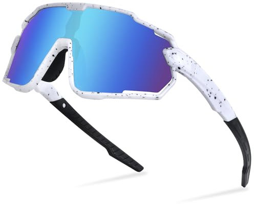 Aullwyr Occhiali da Sole Bambino 6-15 Anni Protezione UV400 Occhiali Polarizzati Ciclismo Bici Sportivi Running per Bambini Ragazzi Ragazze