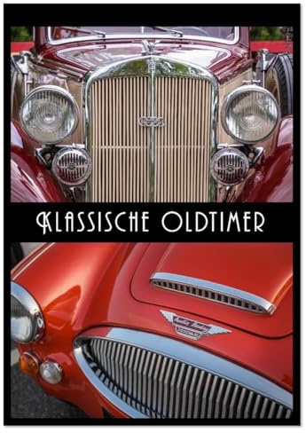 Klassische Oldtimer (Tischkalender 2026 DIN A5 hoch), CALVENDO Monatskalender: Legenden auf vier Rädern - berühmte Modelle der Automobilgeschichte (CALVENDO Mobilitaet)