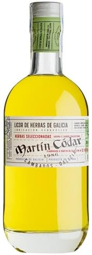 Licor de Hierbas de Galicia Martín Códax 35% Vol. – Licor Tradicional Gallego con Sabor Intenso, Ideal para Digestivos, Cócteles y Momentos Especiales