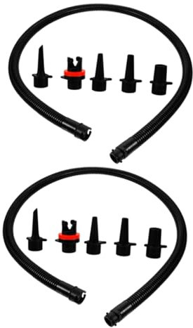 GANAZONO 2pcs Inflatable Boat Pump Accessory Kit Kayak Inflator Hose Air Pump Tube Adapter for Inflatable Hot Tub