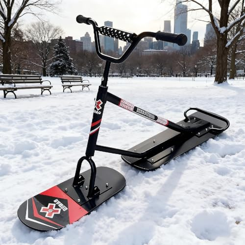 Sushangmao Neuer Professioneller Schneescooter/Snowboard Schlitten 2026 – Doppelboard-Design & 360°-Lenkung, Stabil Für Alle Altersgruppen, Tragkraft Bis 150 Kg B