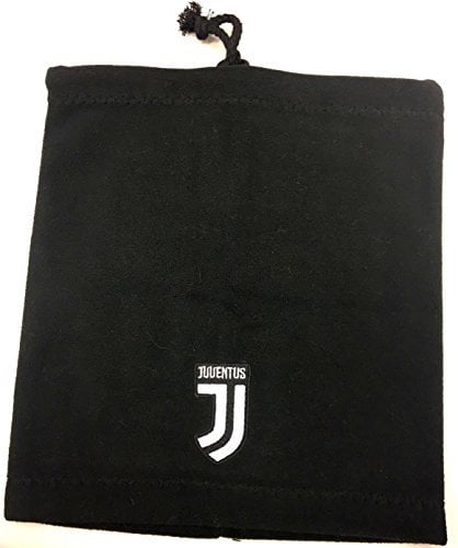 Schal Halswärmer Juventus Offiziell Schwarz Fleece Kopfhörer Kappe Mütze Juve