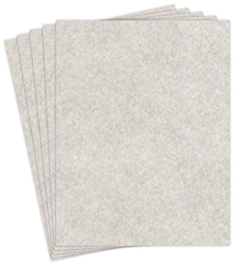 S Superfine Printing Stationery Parchment Recycled Paper | 65Lb Cover Cardstock | 8.5” X 11” Inches | 50 Sheets Per Pack |