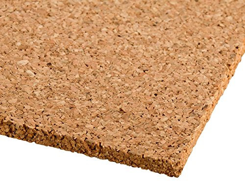 Kork-Deko Korkplatte selbstklebend | Korkplatte mit Klebefolie | Pinnwand aus Kork | Maße: 900 x 600 mm, 5 mm stark (Dicke) | hochwertige Klebefolie | Wandverkleidung & Dekoration