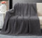 RUDONG M Dark Grey Cotton Cable Knit Throw Blanket, Cozy Warm Knitted Couch Cover Blankets, 60 x 80 Inch