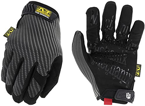 Mechanix Wear Original Carbon Black Edition Arbeit Handschuhe (Medium, Schwarz/Grau)