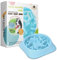 SP SEMPRE + Ciotole di Plastica per Cani Anti Ingozzamento Porta Crocchette per Cani ad Alimentazione Lenta Anti Soffocamento Ideale per Cani Voraci a Labirinto (Blu)