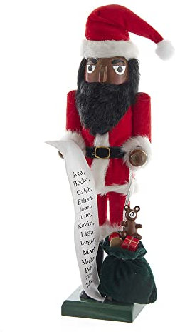 Kurt S. Adler Afrikanischer Nussknacker, Stoff Holz, Mehrfarbig, 15-Inch