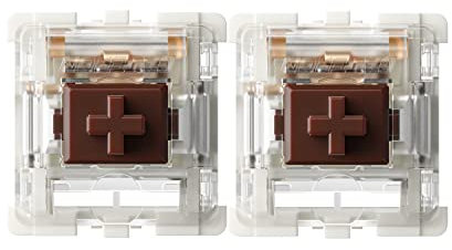 Gateron G Brown Pro Switches Pre-Lubricated 3 Pin RGB SMD Linear for Mechanical Gaming Keyboard (Pack of 108, Brown)
