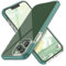 MATEPROX Clear Case Compatible with iPhone 14 Pro Cases Ultra Slim Crystal Transparent Protective Cover Anti-Yellow Shockproof Bumper Cases for iPhone 14 Pro 6.1'' 2022-Green