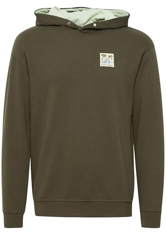 BLEND BHSweatshirt - 20715351 Herren Kapuzenpullover Hoodie Pullover mit Kapuze, Größe:S, Farbe:Forest Night (190414)