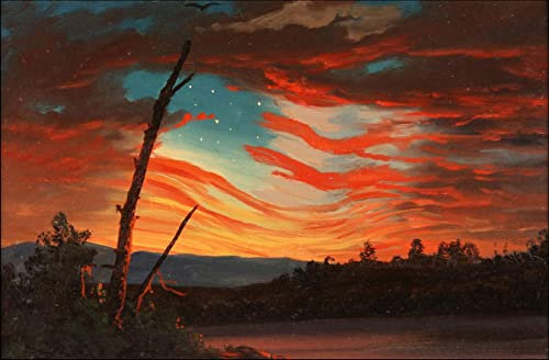 Our Banner In The Sky (1861), Frederic Edwin Church