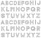 Lusofie 52 Pack Silver 8mm Full Rhinestone Slide Charms Crystal Alphabet Letter Charm A-Z Alloy Letter Charm for DIY Bracelets Necklace Choker DIY Jewelry Making Supplies