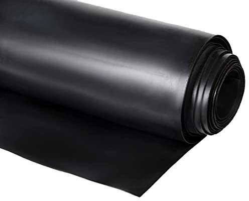 KUBAOS Teichfolien 0.3mm Fischteichfolie HDPE Gartenpool-Membran Verstärkt Fischteichfolie für Gärten, Pools, Landschaftsbau (Color : Black, Size : 7x12m(23x39.4ft))