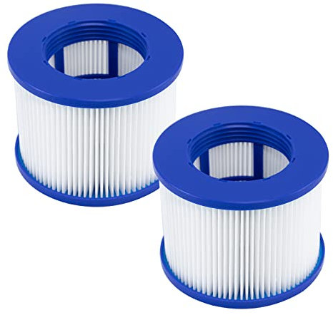 Hrozny Filterkartusche für Whirlpool, Clever Spa Filter 75 x 100 mm Whirlpool Filter Zubehör. (2Stücke)