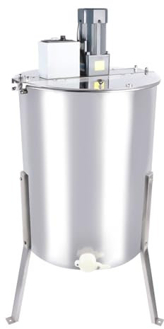 XUEMANSHOP centrifuga elettrica da 140 W, centrifuga manuale con telaio, gamma di velocità 0-270 rpm, accessorio per apicoltori e apicoltori a 4 nido d'ape