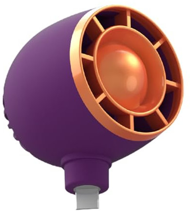 Ventilador de teléfono móvil - Ventilador USB seguro con viento fuerte - Ventilador enchufable Ventilador portátil Refrigeración eficiente en cualquier lugar