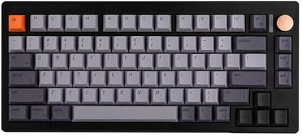 MechLands CIDOO C75 75% Rapid Trigger Gaming Keyboard with 4-Layer Padding, Wired Aluminum Keyboard with Dynamic Keystrokes, Hall Effect Magnetic Switch, RGB for Win/Mac (Black)