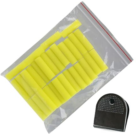 ZBIianxer Tischtennisschläger-Schwamm-Wischbürsten-Set, Zylinder, Tischtennis-Kleber, Bürste für Klebstoffe auf Wasserbasis, Schwammwischer, Tennisschlägerschwamm, Bürste für Klebstoffe auf