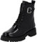Palado Stiefeletten Damen Luilla – elegante Boots Made in Portugal - leicht gefütterte Stiefel - moderne Ankle-Boots Schwarz Lack UK6 - EU39