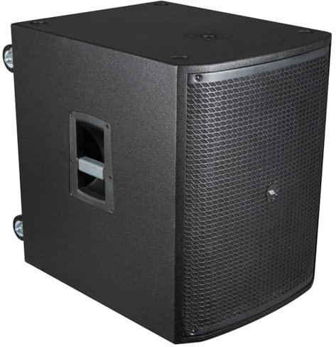PROEL DIVASUB18A - Subwoofer da 18, con potenza di 1500W di picco, con Display LCD e Controllo con Manopola Singola, Nero.