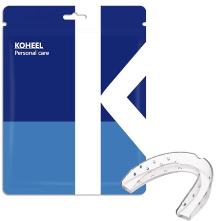 KOHEEL Gouttière Dentaire pour Grincement Nocturne, Gouttière Dentaire à Ajustement Professionnel, Gouttière Dentaire Fine pour Anti-Bruxisme, 4 pièces (4 petites)