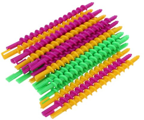 SAFIGLE 40 Stück Spiral Dauerwelle Stab Jumbo Haar Große Dauerwelle Spiral Dauerwelle Stäbe Wärmevolumen Gewellte Dauerwelle Lockenwickler Lockenwickler Für Frau Heißwickler Locken
