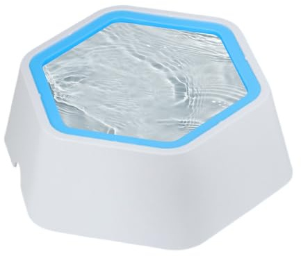 Wassernapf für Haustiere, Spritzschutz, spritzwassergeschützt, rutschfester Trinkspender für Haustiere, Katzen, Hunde, Tiere, drinnen und draußen