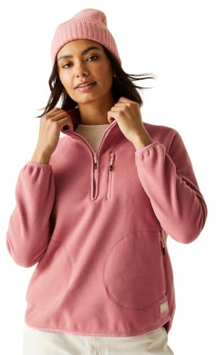 Regatta Womens Frankie Half Zip Fleece Dusty Rose