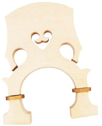 AMSLSIU Kontrabass Steg, 4/4, 3/, 1/2, verstellbar, Leistungssteigerung, Ahornholz. / Kontrabass Steg. Hergestellt aus ausgewähltem Ahornholz, 3/, 1/2, verstellbar.