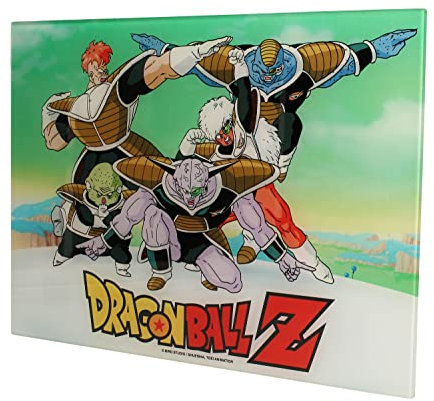 SD Toys Verre spécial Forces Glass Poster Dragon Ball Z Officiel Merchandising Décorations Meubles Stickers Décoration de la Maison Multicolore (Multicolore) Unique