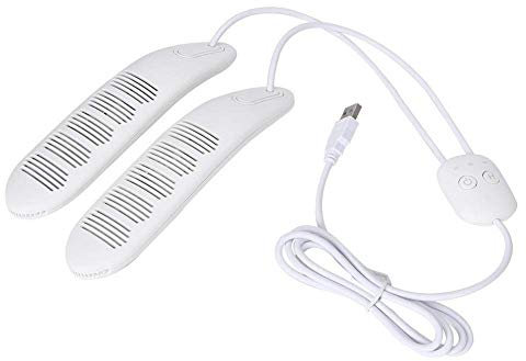 Cafopgrill Shoe Dryer - Electric Boot Drying Machine with Intelligent Timing and Deodorization - USB 5V (White)