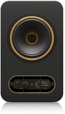 Tannoy GOLD 7 Premium Monitor de referencia de estudio de campo cercano biamplificado de 300 vatios con tecnología patentada de fuente de punto concéntrico doble de 6,5