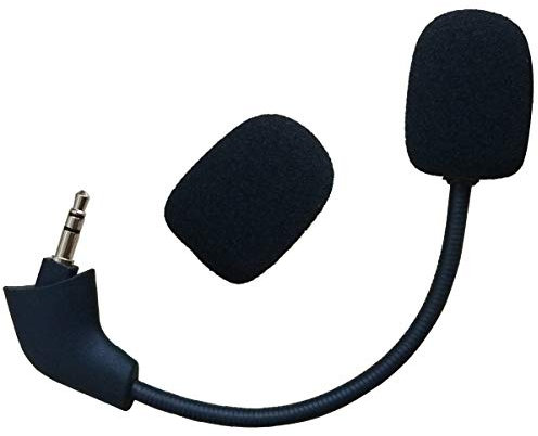 EMHFLYFN Replacement Microphone for HyperX Cloud, Cloud X/II,HyperX Silver Noise Cancelling Gaming Headsets 3.5mm Detachable Mic Rectangular Replacement Mic