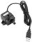 DC 5V Brushless Pump (120L/H, 0.7W), USB Water Pump, Ultra Quiet Water Pump with USB, Aquarium Fish Tank Fountain Water Circulation Immersible Pump for Office & Home Aquarium